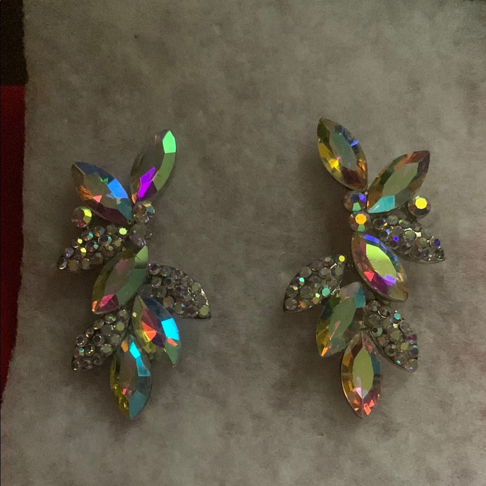 Elegant Silver and Gold Leaf Earrings